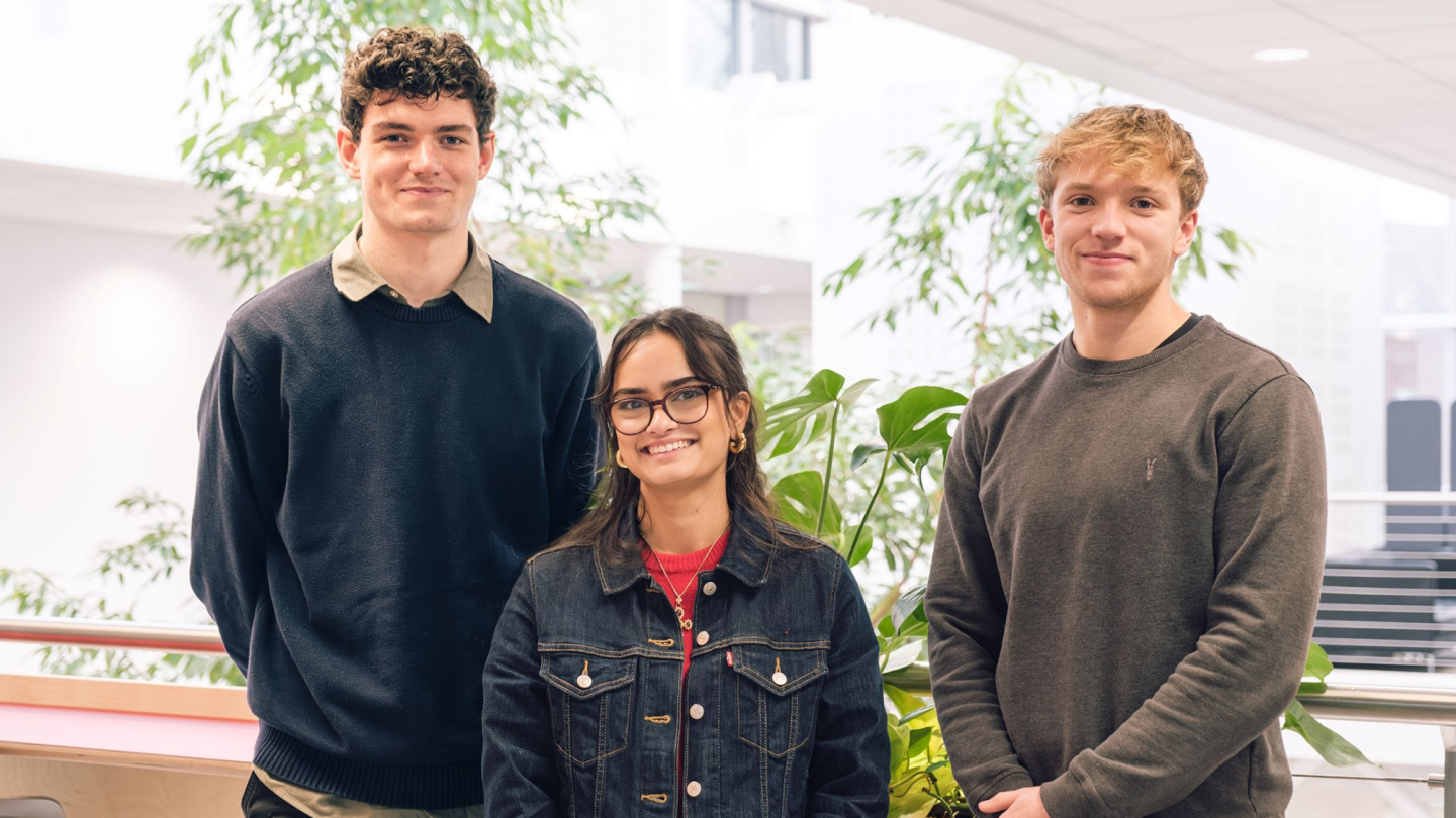 SPACE Architects 2024/2025 Graduates: Euan Ellis, Hannah Rolfe, and Tom Balsdon