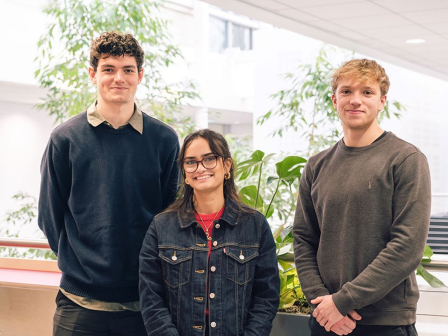 SPACE Architects 2024/2025 Graduates: Euan Ellis, Hannah Rolfe, and Tom Balsdon
