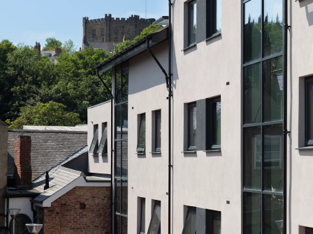 A view of the side of Three Tuns Student Residences