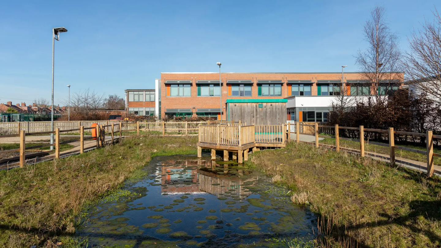An outside view of St Wilfrid’s RC College in South Shields
