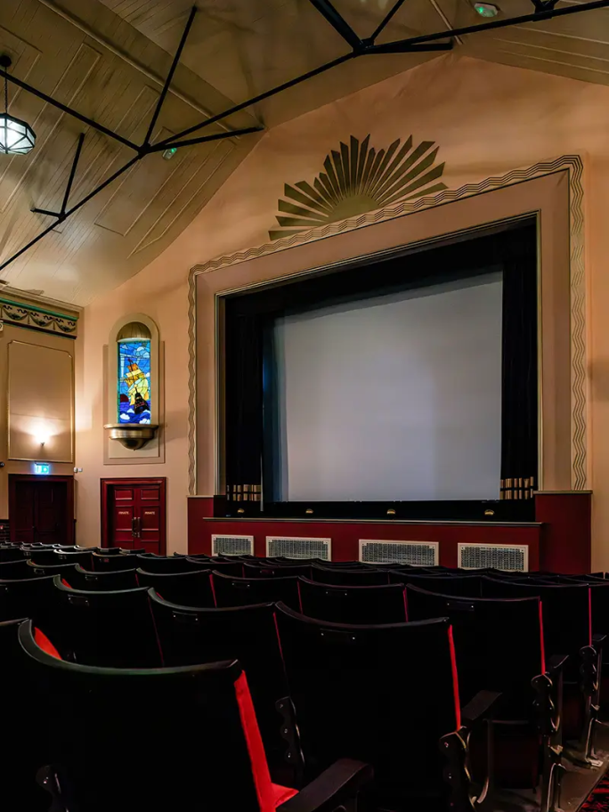 Inside the Grand Cinema which was recreated from the original in Sunderland
