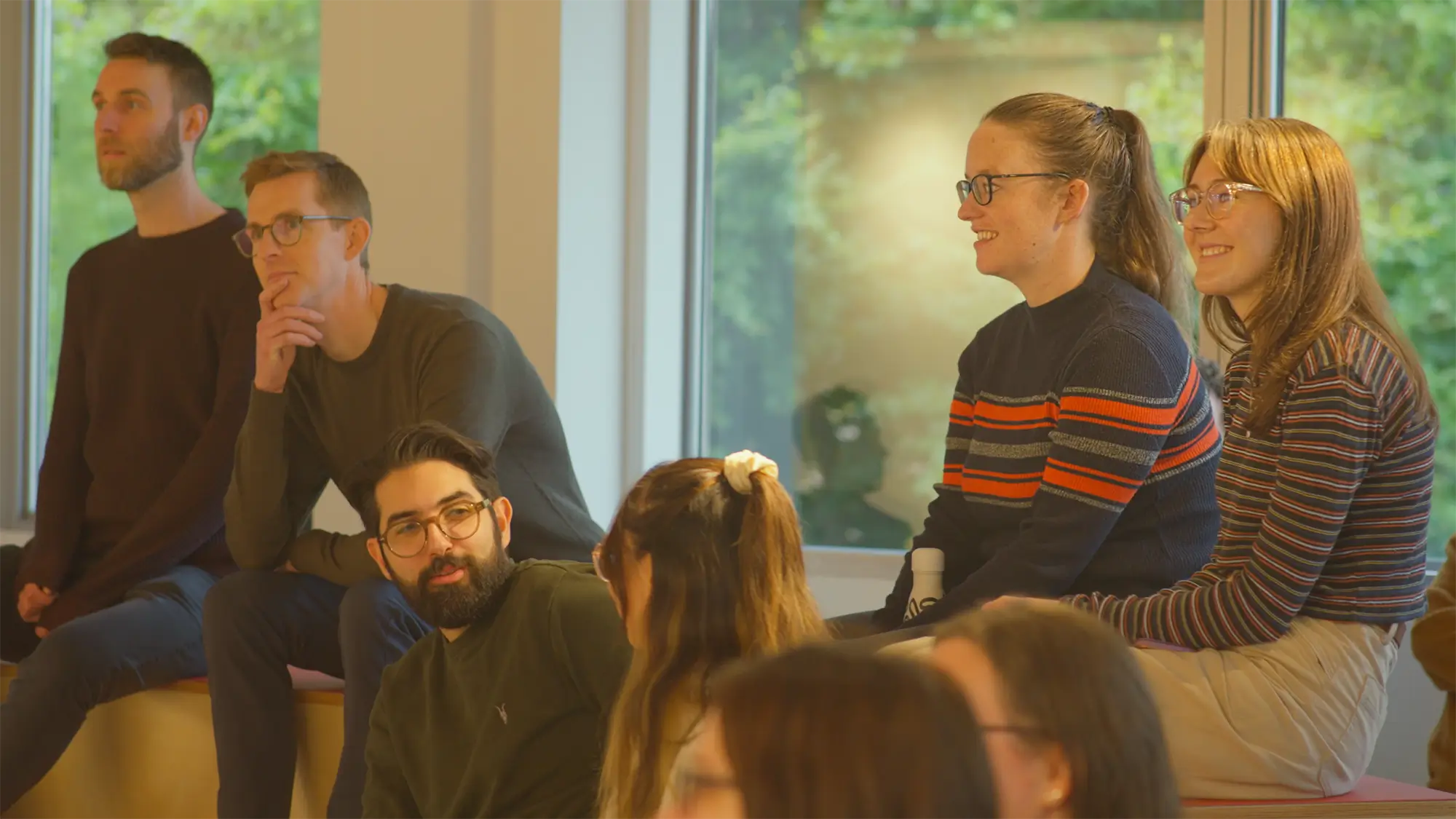 Image of SPACE Architects at a monthly meeting