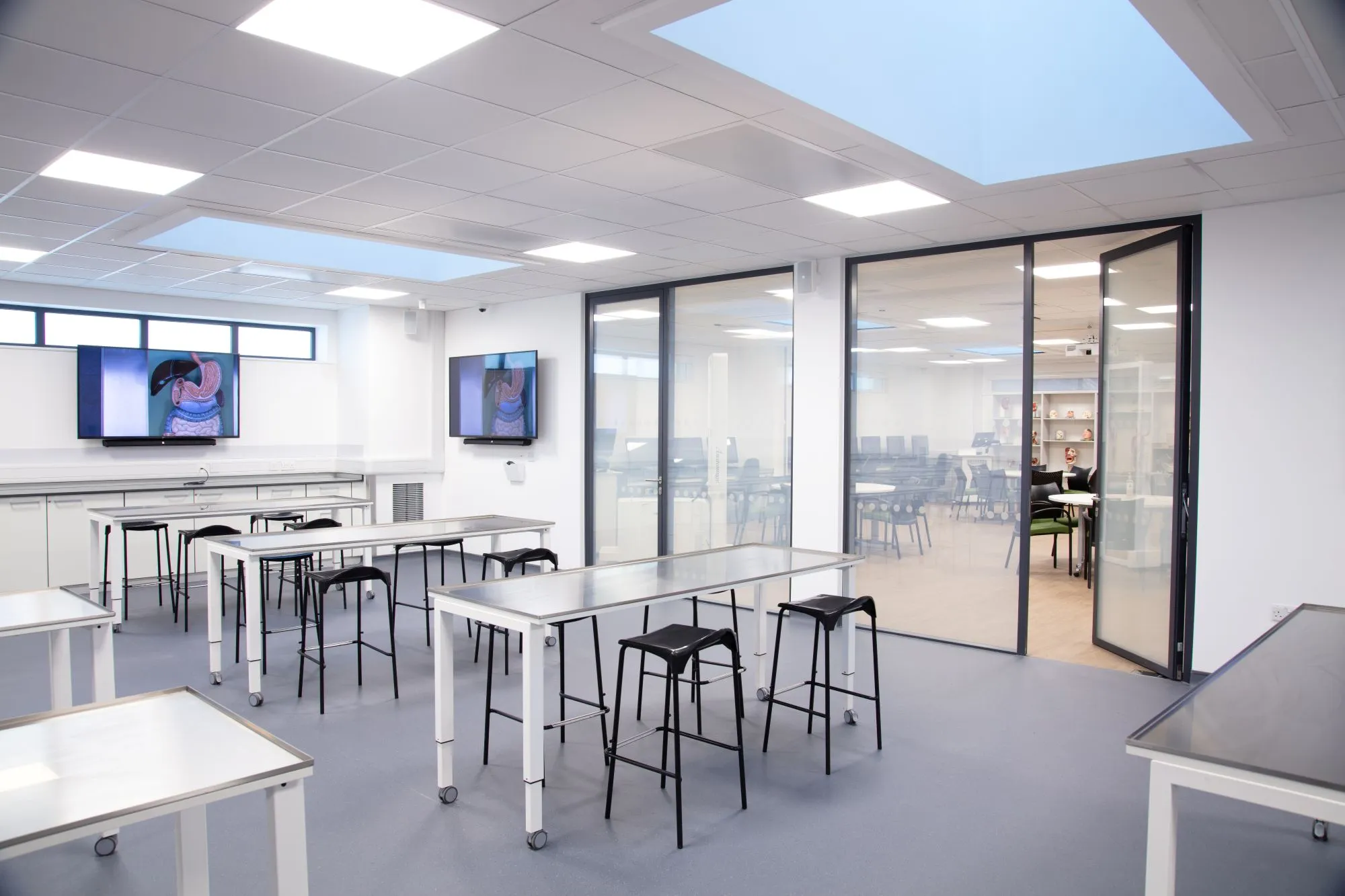 Image showing two separate teaching spaces