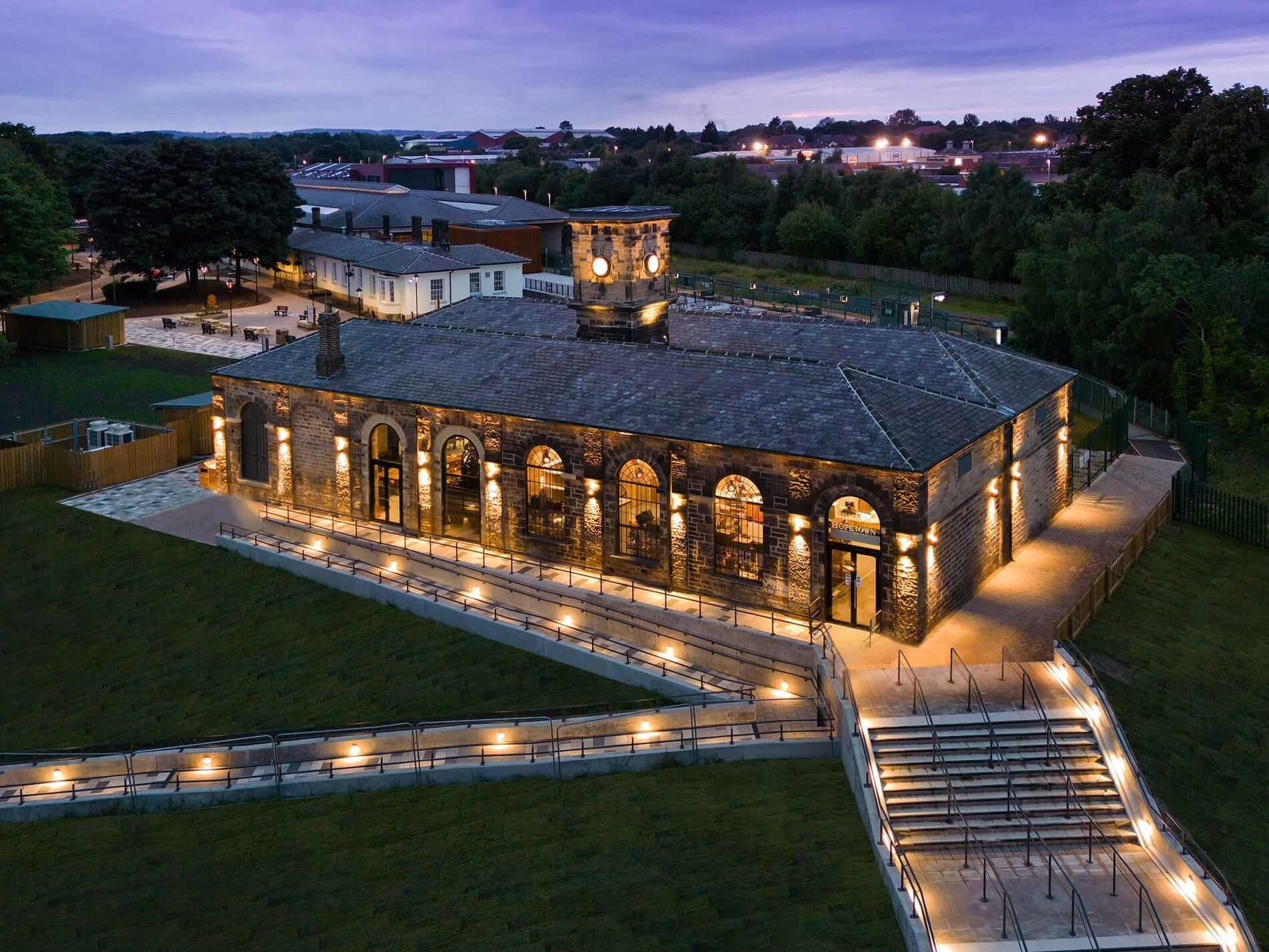 Hopetown Darlington at dusk