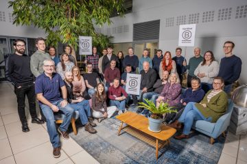 Space Group Celebrate Becoming a Certified B Corporation