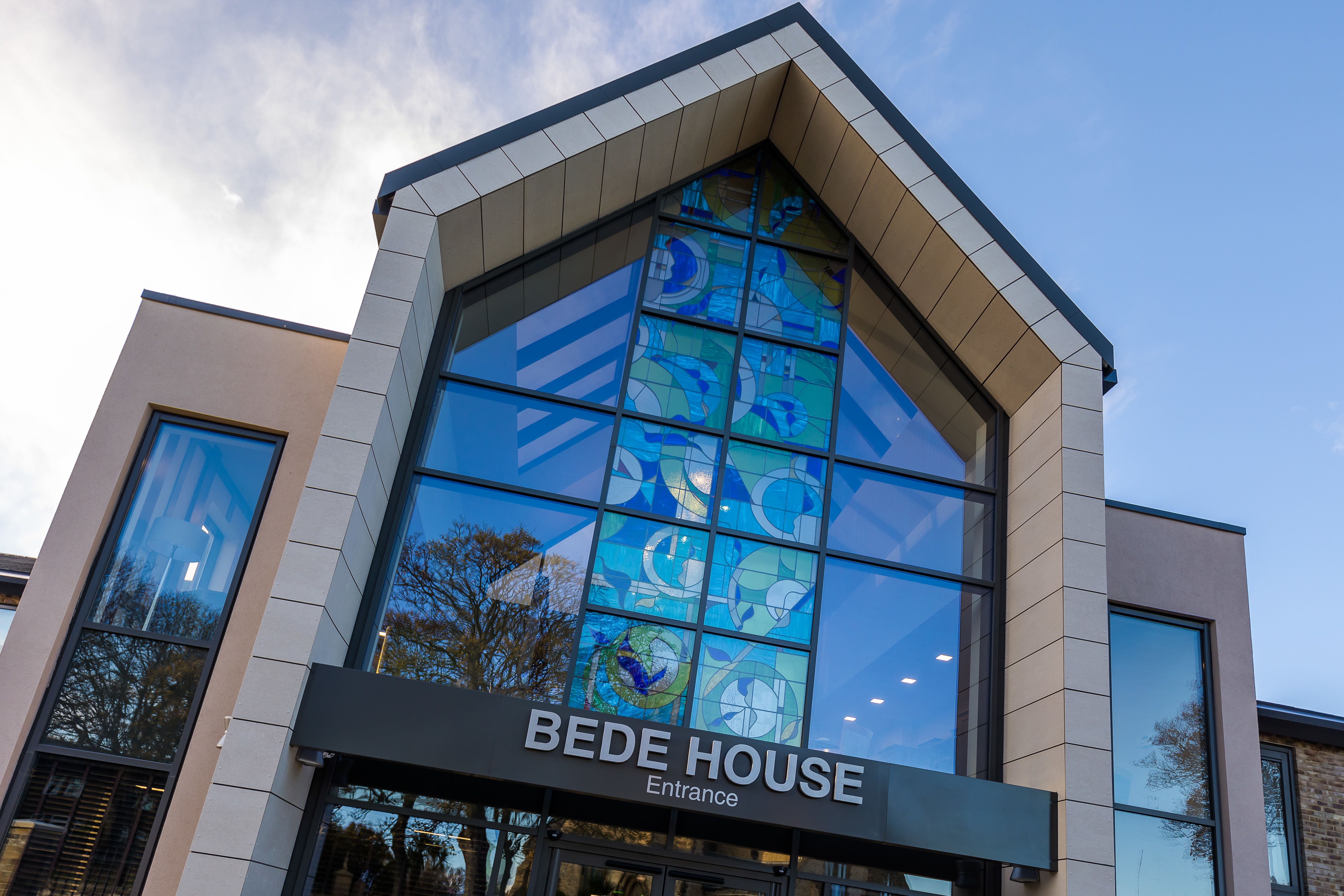 Bede House exterior entrance detail