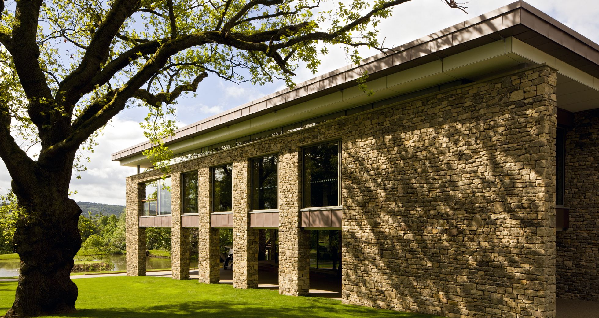 Close House Exterior